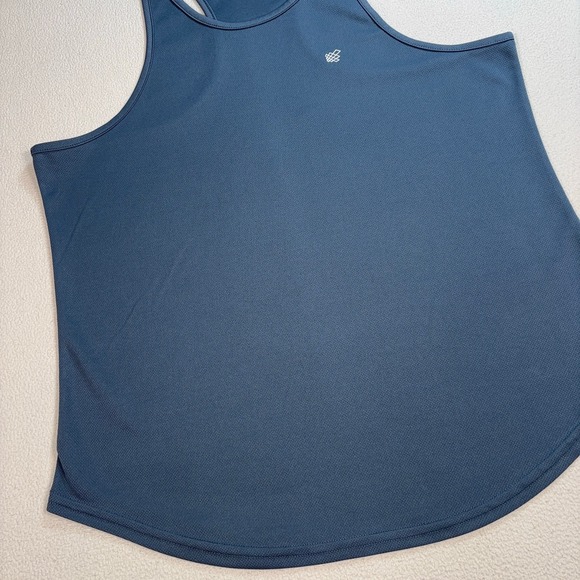 Jed North Tank Top Men's L Blue Stretch Gym Bodybuilding Stringer Training - Picture 7 of 12
